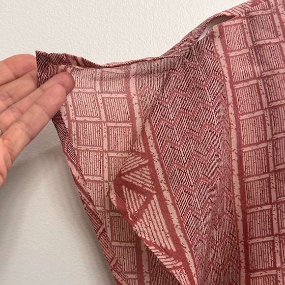 Bar 111 Dress Women's Aztec Print Pink Chiffon Flutter Sleeve Dress Size S - Picture 6 of 8